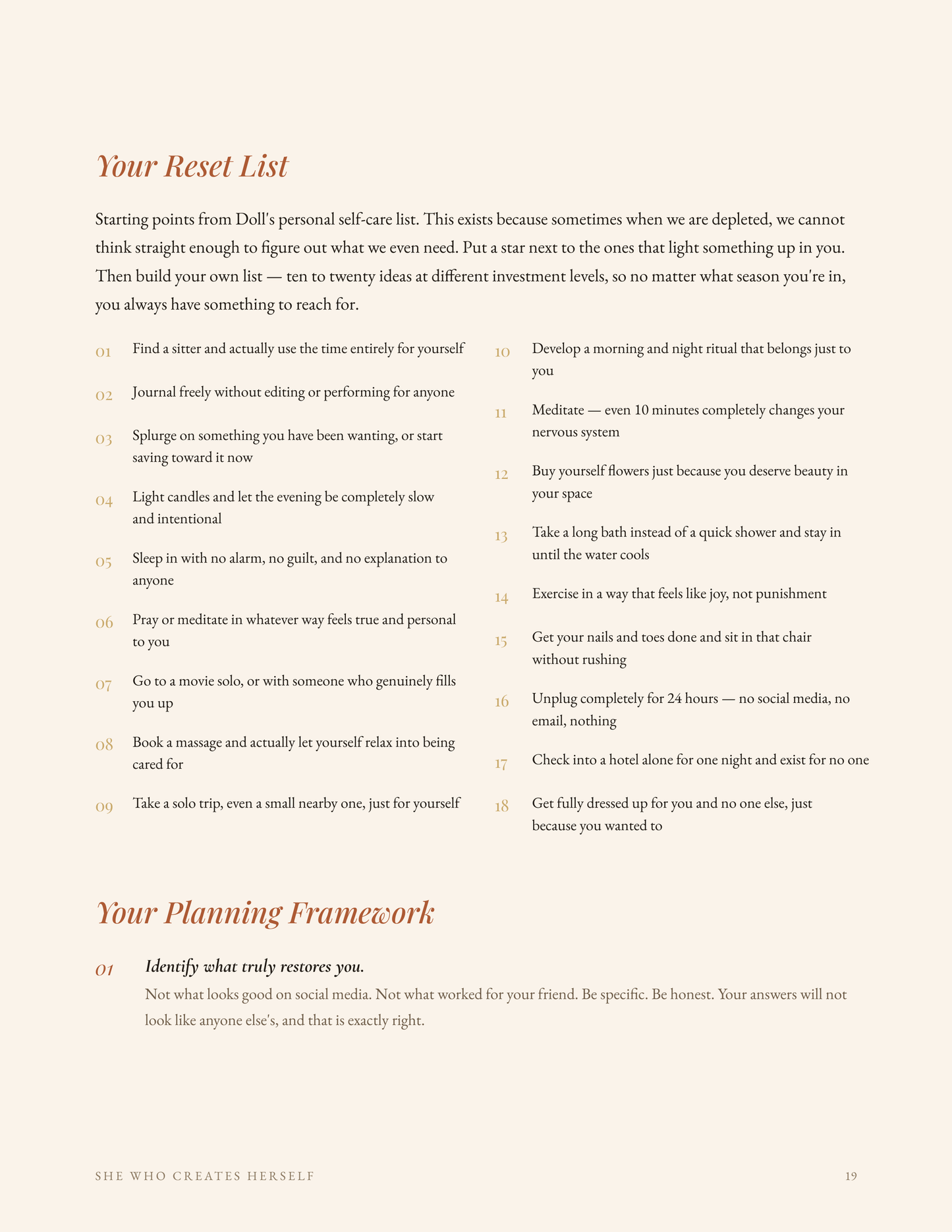 Reset Day | A Guided Journal for Women Ready To Come Back To Themselves Dolledlife