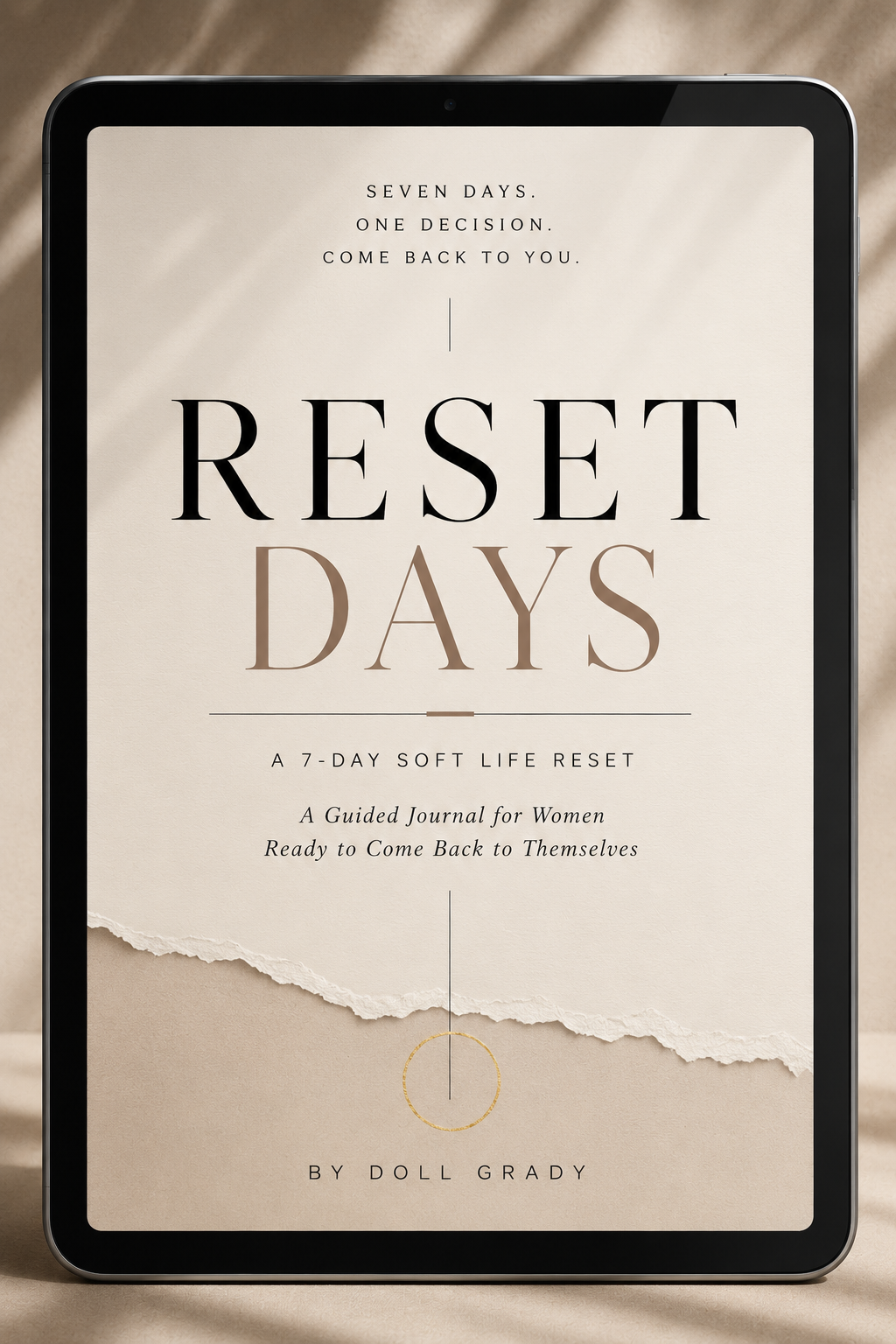 Reset Day | Emotional Reset Guide for Overwhelmed Women Dolledlife