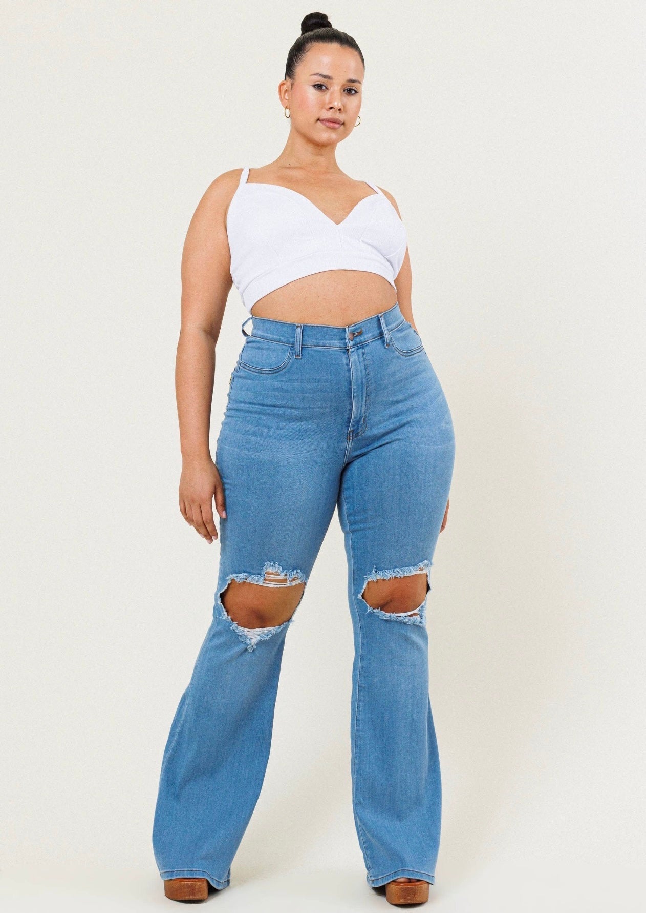 Play No Games Flare Jeans Dolledlife