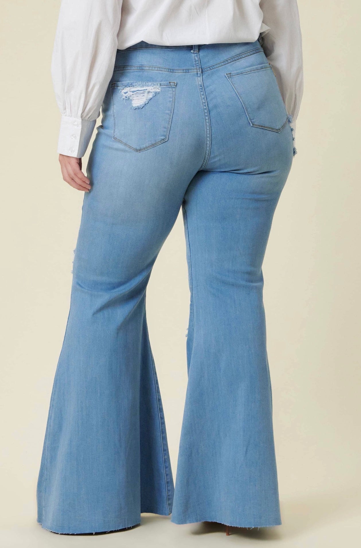 New Day Flare PLUS SIZE Jeans Dolledlife